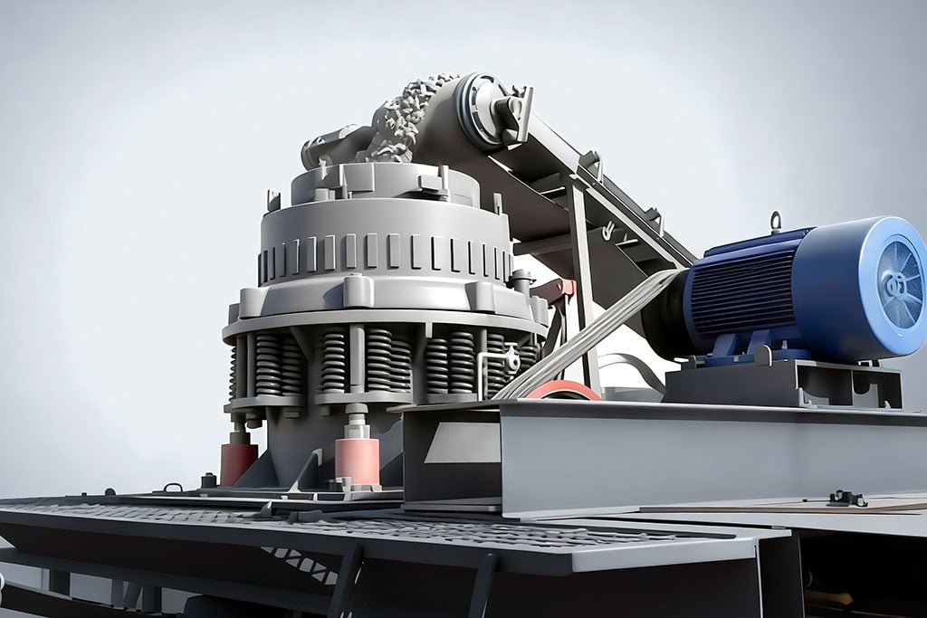 Cone Crusher During Operation
