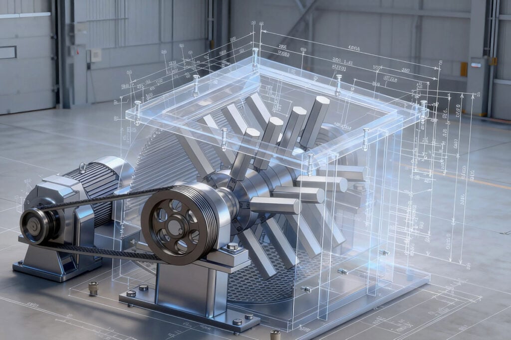 High-Efficiency Hammer Mill Crusher Design